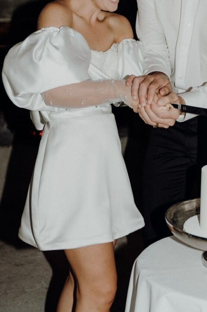 Aston Bridal Miranda Mini Dress | The Wedding Wardrobe
