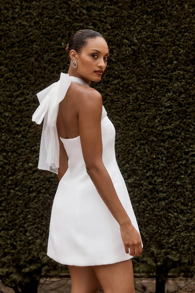 The Wedding Wardrobe Meshki - Maryam Tulle Bow dress 4