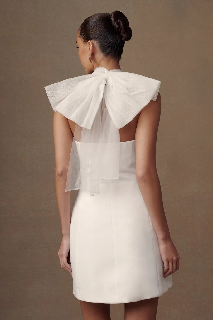 The Wedding Wardrobe Meshki - Maryam Tulle Bow dress 1