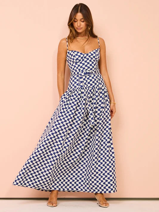 The Wedding Wardrobe Shona Joy - Erica panelled bustier maxi dress 5