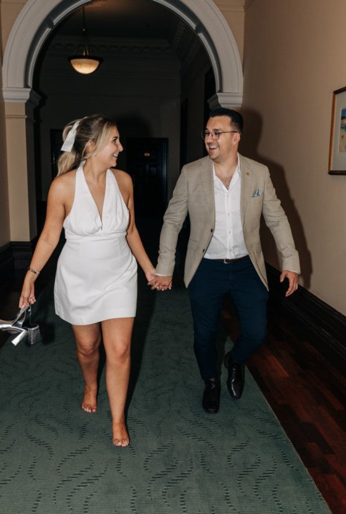 Odd Muse - Ultimate Muse Halter Neck Mini Dress - Size L - The Wedding Wardobe