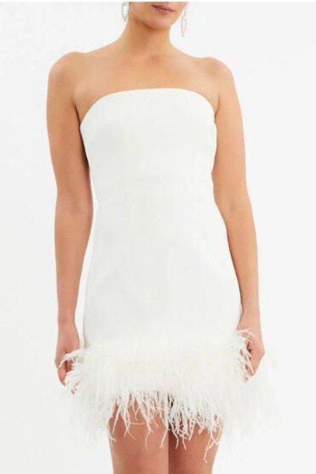 The Wedding Wardrobe Rebecca Vallance - Evelyn Mini Wedding Dress  2