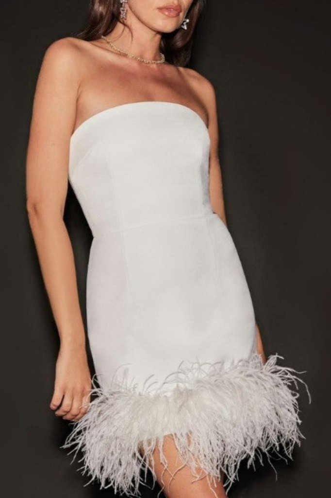 The Wedding Wardrobe Rebecca Vallance - Evelyn Mini Wedding Dress  1